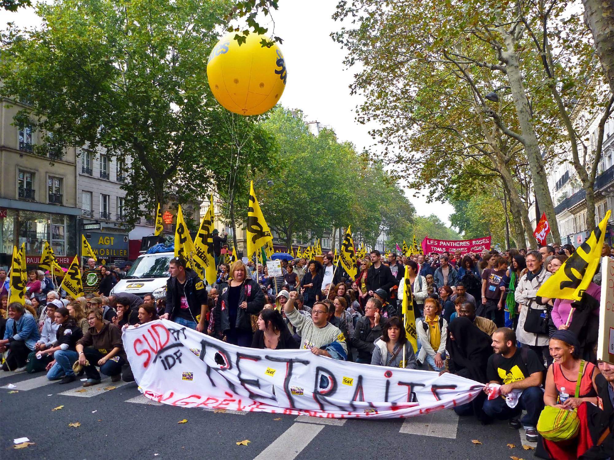 Manifestations à Paris, 2010